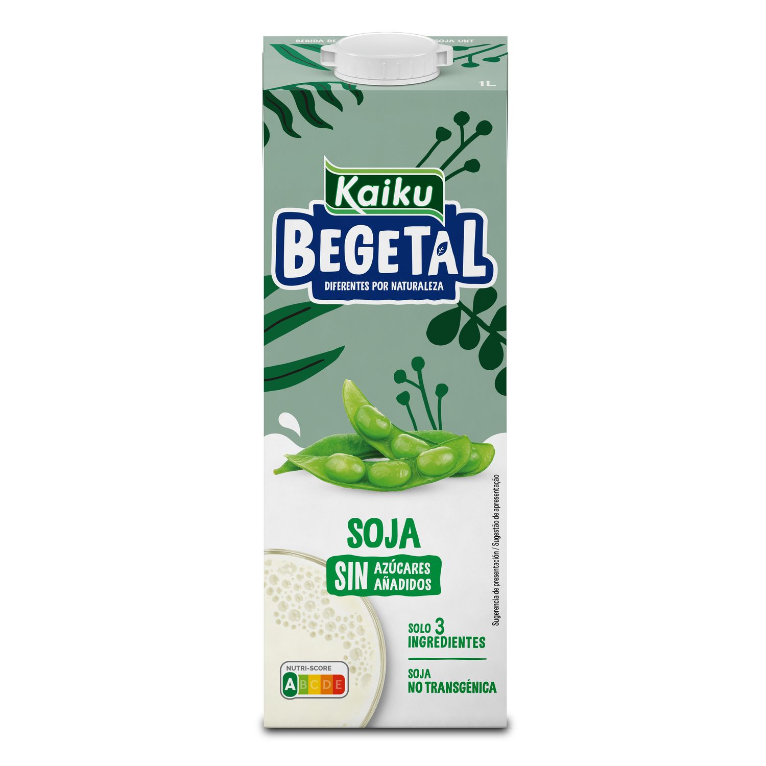 Bebida de soja sin azúcar BEGETAL de KAIKU 1 Lt.