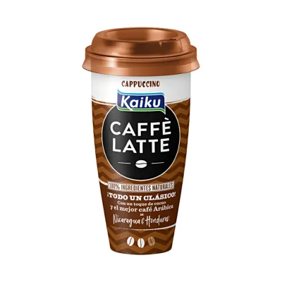 Café cappuccino CAFFÈ LATTE de KAIKU 370 ml.