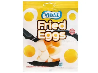 Gominolas huevos fritos sin gluten VIDAL 90 g.