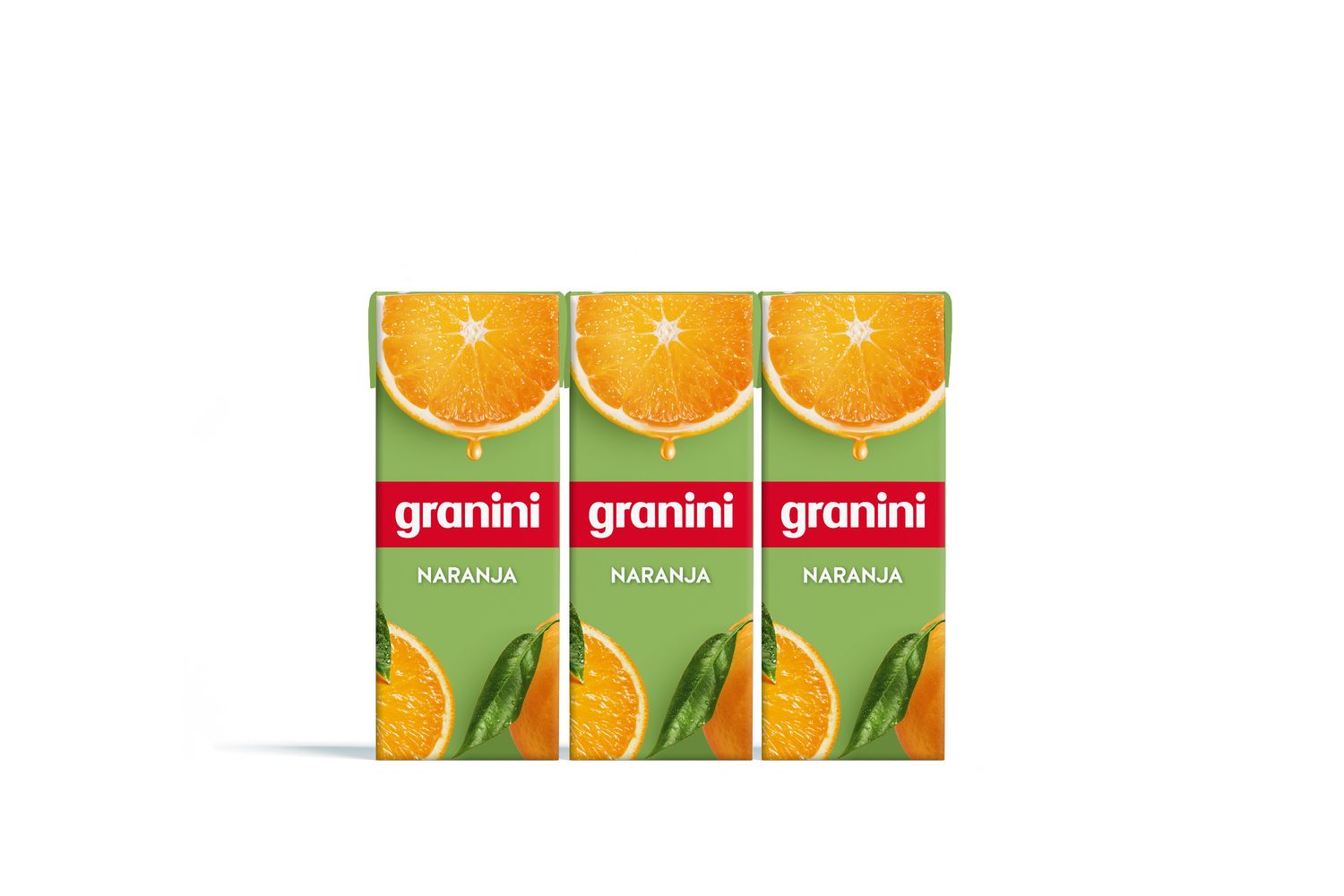 Zumo de naranja GRANINI 3 x 200 ml.