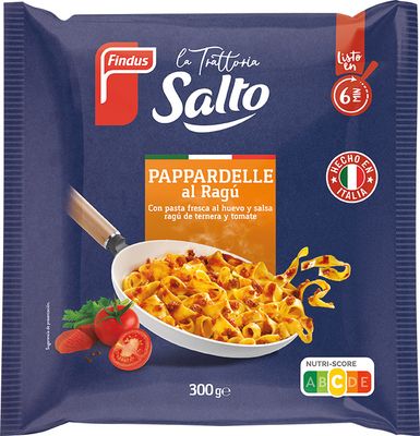 Pappardelle al ragú SALTO de FINDUS 300 g.