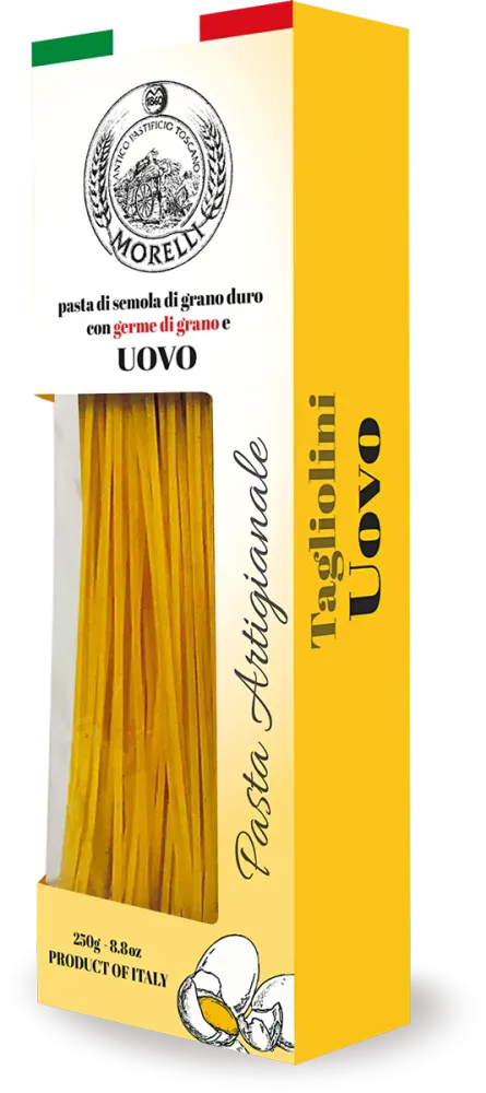 Taglioni con germen de trigo y huevo MORELLI 250 g.