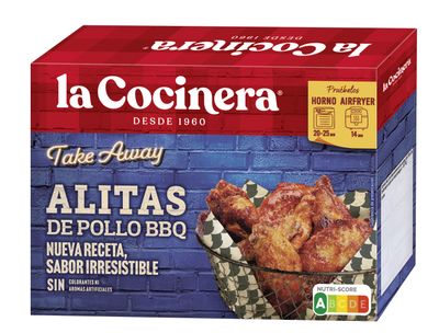 Alitas de pollo BBQ LA COCINERA 300 g.