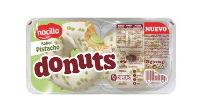 DONUTS nocilla sabor pistacho BIMBO 2 x 63 g.