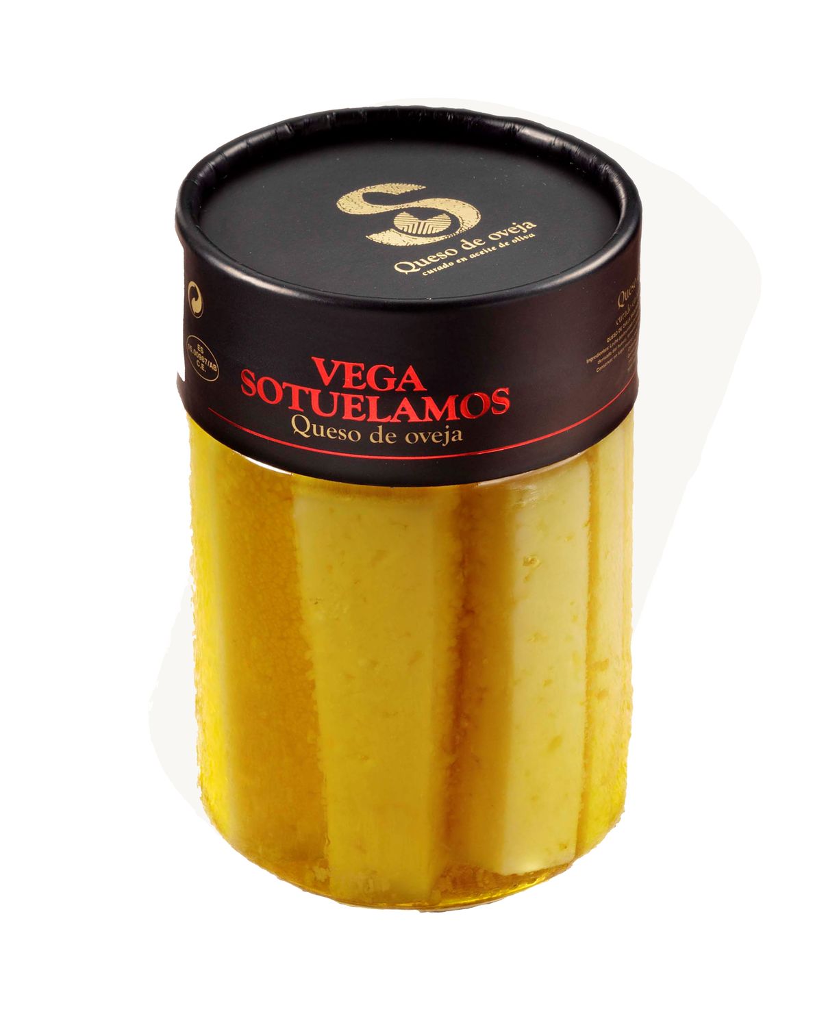 Queso de oveja en aceite de oliva VEGA SOTUÉLAMOS 380 g.