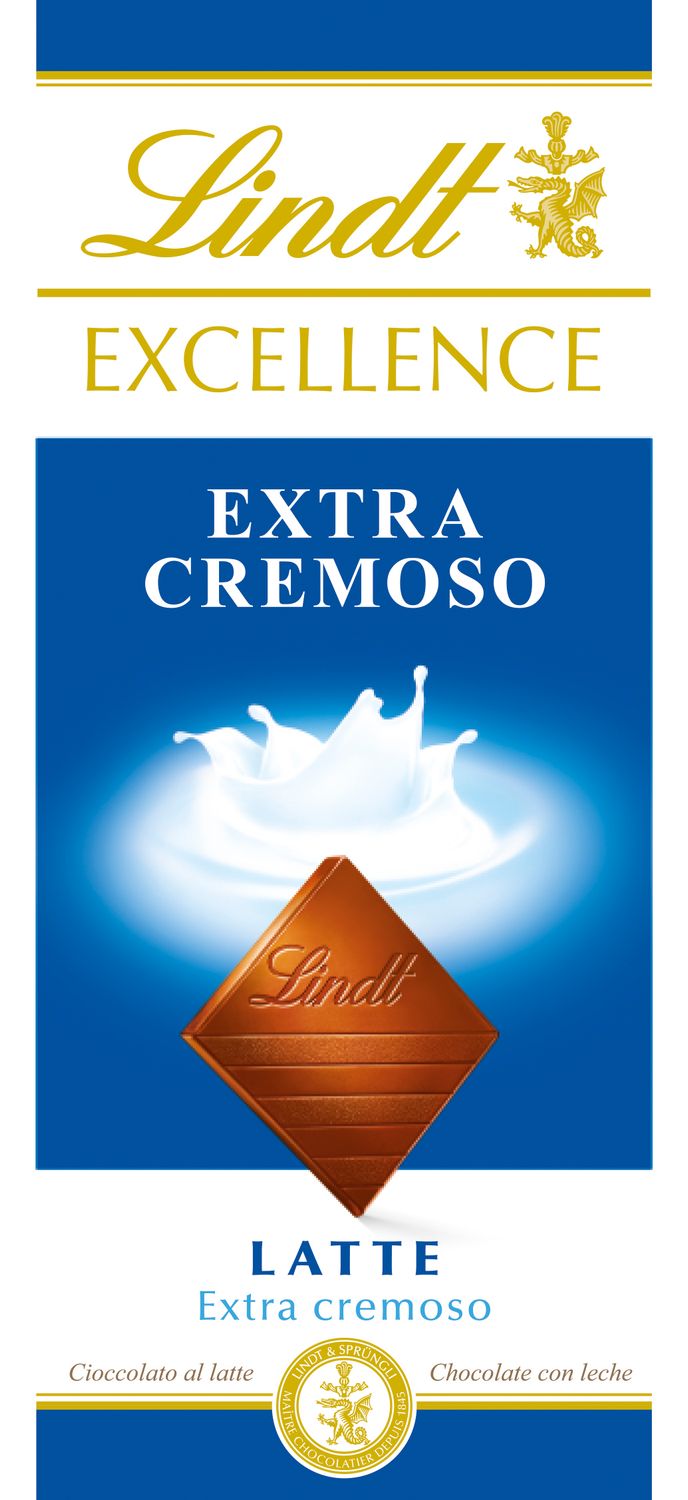 Chocolate con leche extra cremoso LINDT 100 g