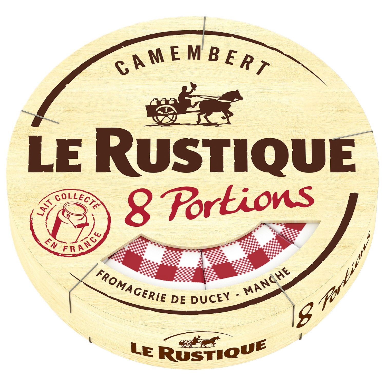 Queso camembert LE RUSTIQUE 240 g.