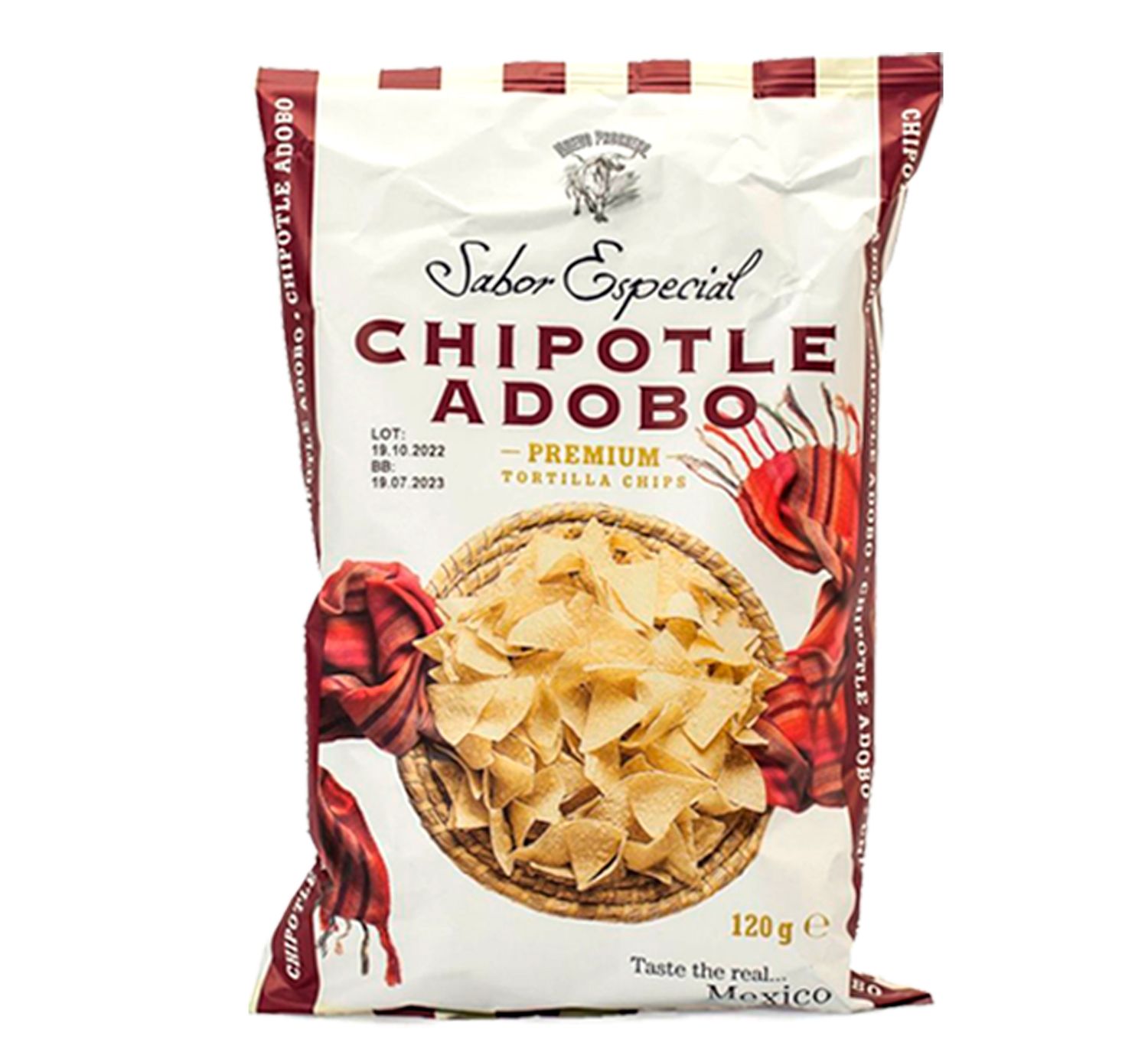Tortilla chips chipotle adobo NUEVO PROGRESO 120 g