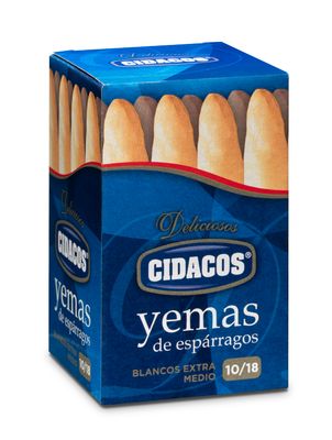 Yemas de espárragos blancos extra 10/18 CIDACOS 100 g