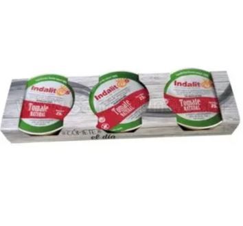 Tomate natural INDALITOS 3 x 25 g