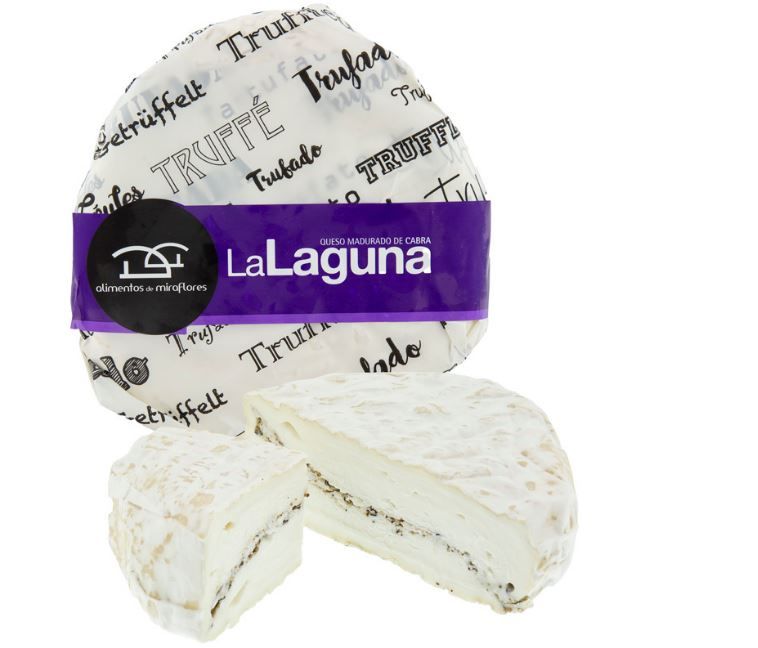 Queso madurado de cabra trufado LA LAGUNA 460 g.