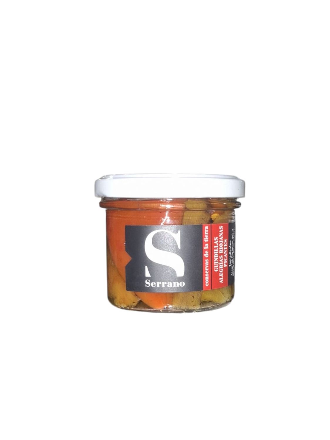 Guindillas alegrías riojanas picantes SERRANO 95 g