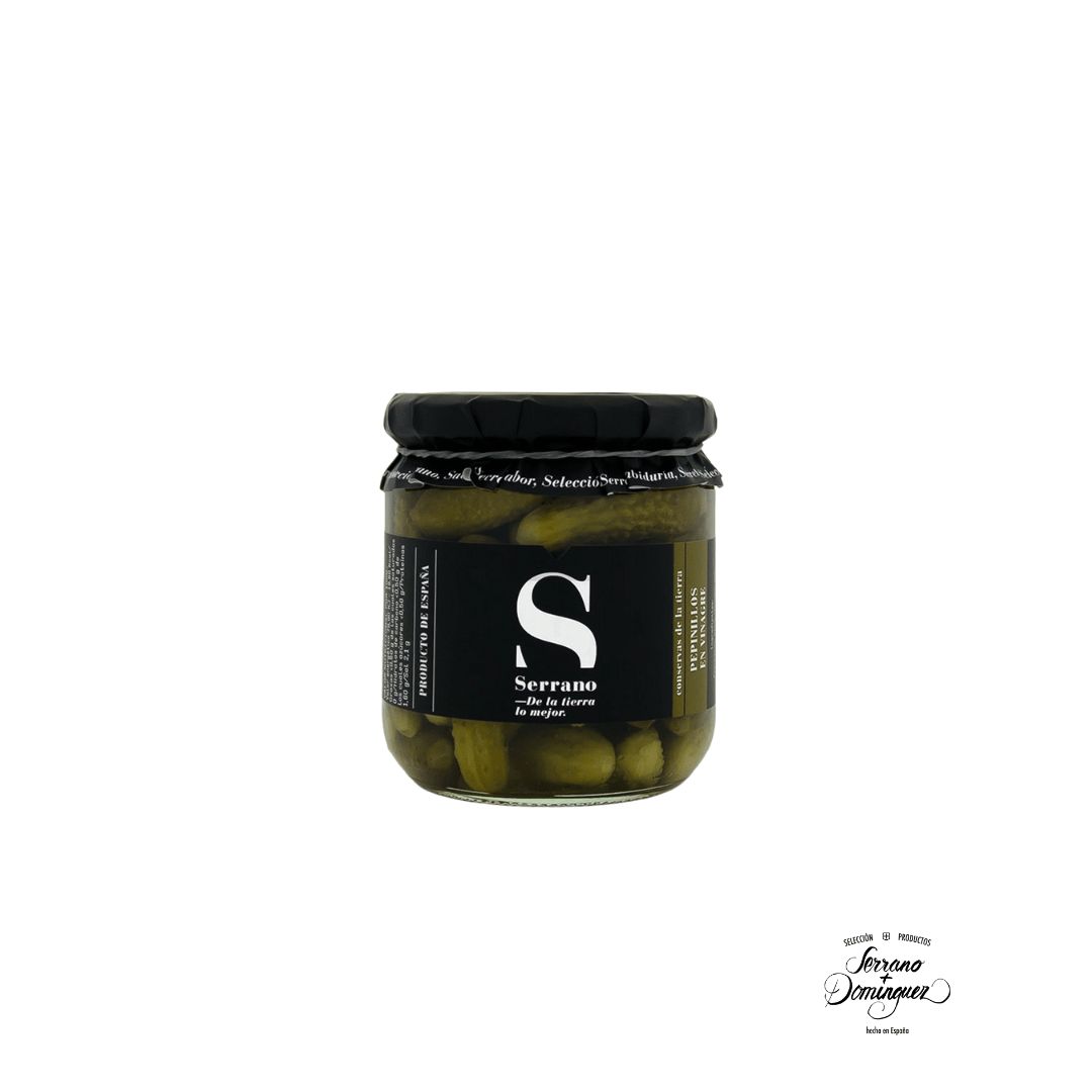 Pepinillos en vinagre SERRANO 355 g