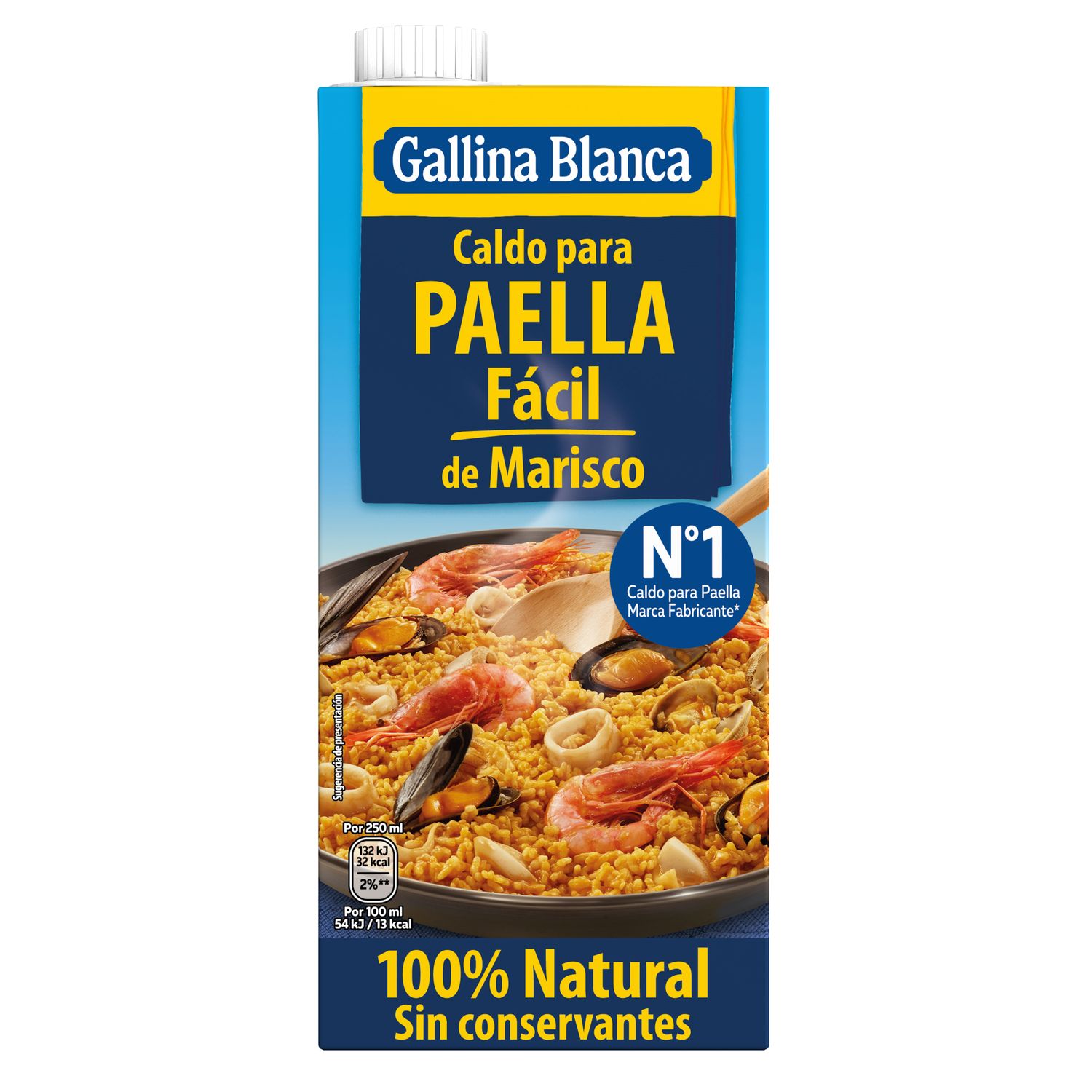 Caldo para paella de marisco GALLINA BLANCA 1 l