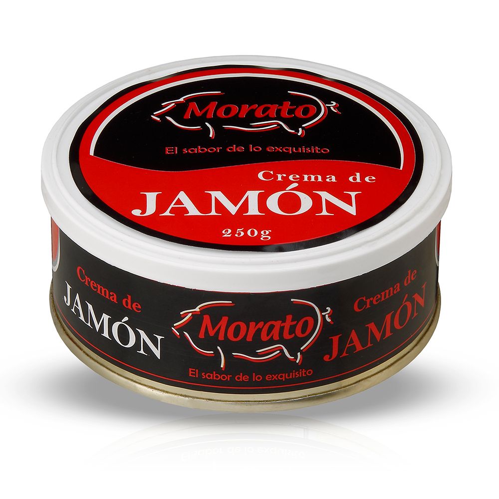 Lata de crema de jamón curado MORATO 250 g