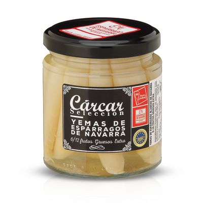 Yemas de espárragos blancos CARCAR 6/12 230 g
