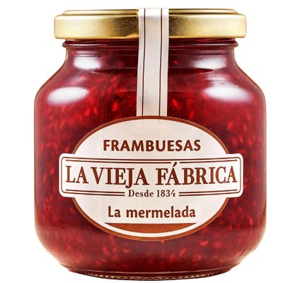 Mermelada de frambuesas  LA VIEJA FÁBRICA 280 g.
