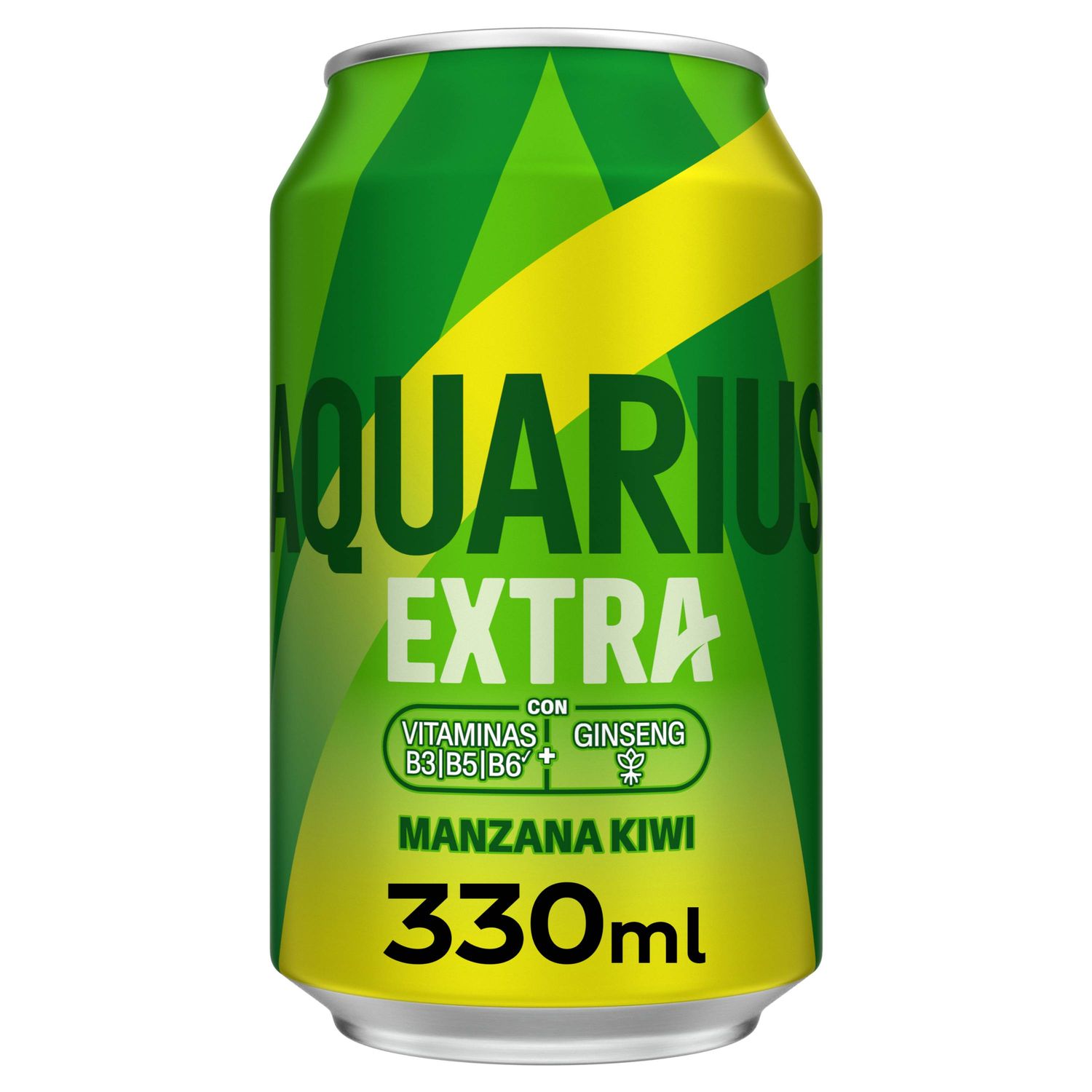 Lata manzana y kiwi AQUARIUS extra 330 ml