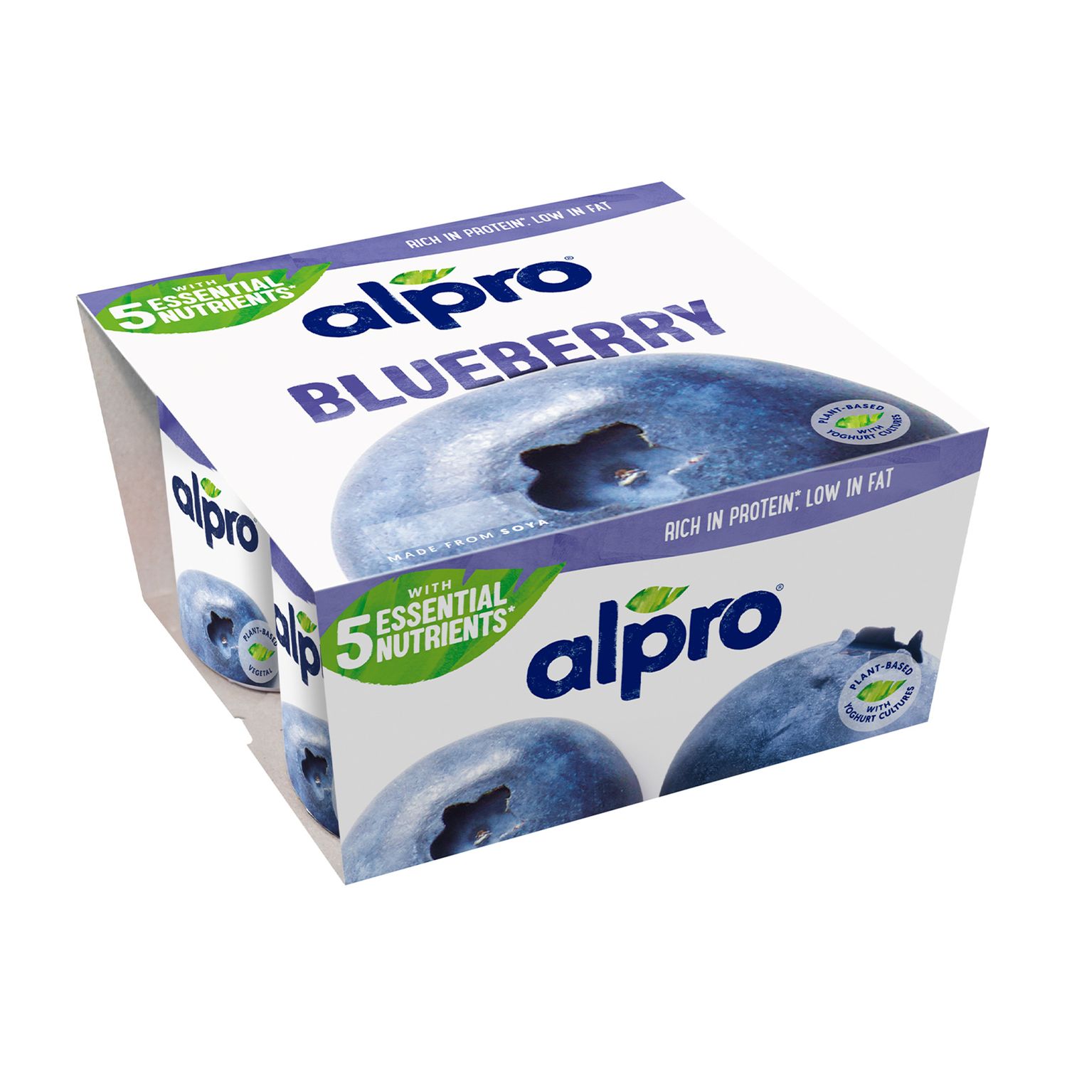 Postre vegetal de arándanos ALPRO de DANONE 4 x 125 g