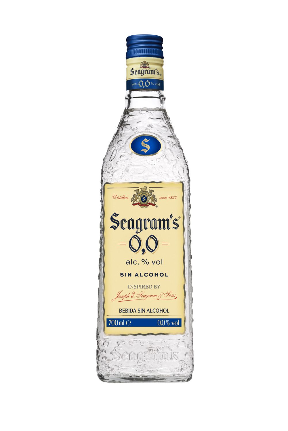 Ginebra sin alcohol 0% 0% SEAGRAM´S 700 ml