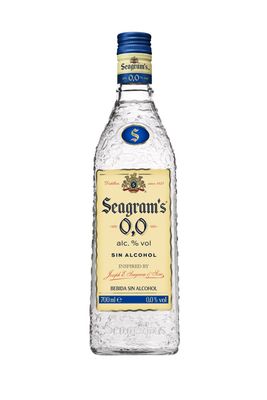 Ginebra sin alcohol 0% 0% SEAGRAM´S 700 ml