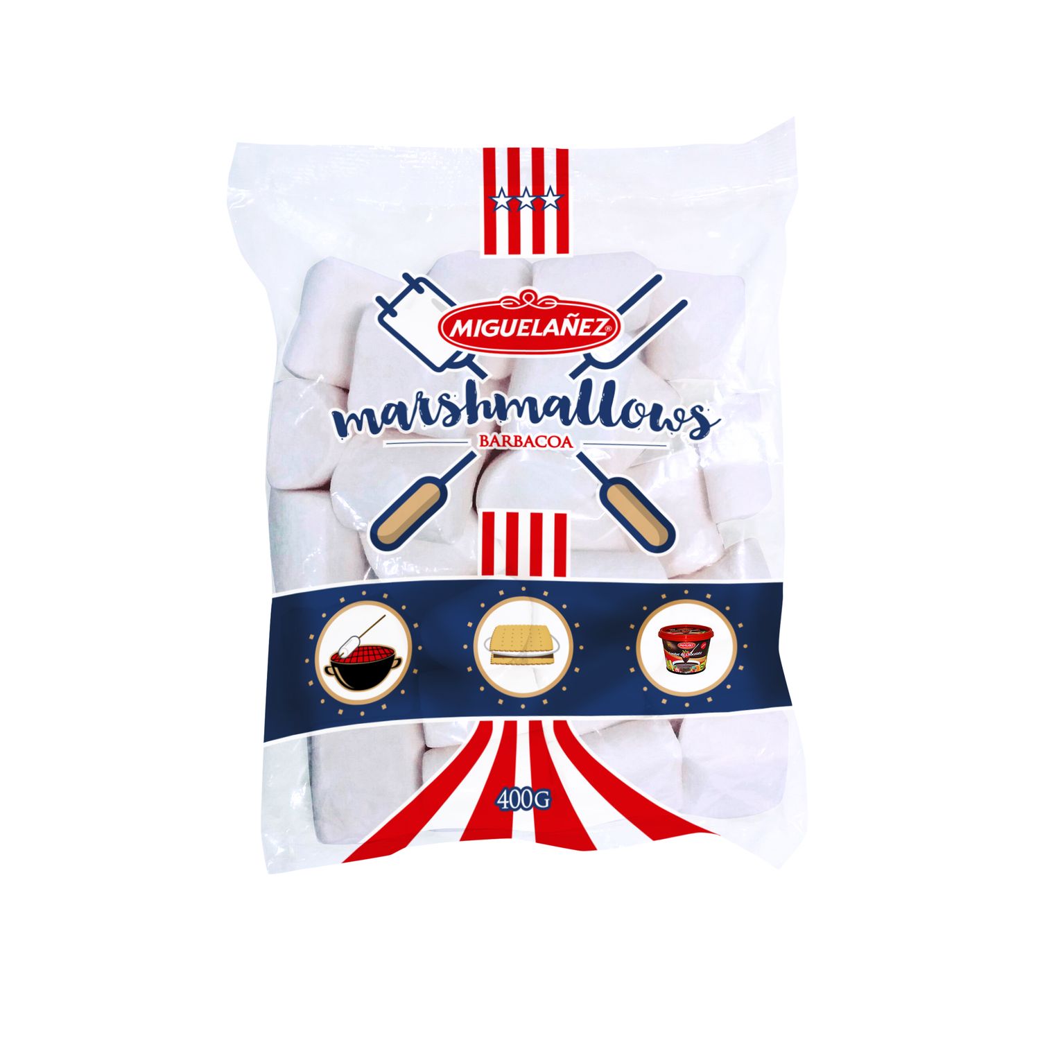 Marshmallows especial barbacoa MIGUELAÑEZ 400 g