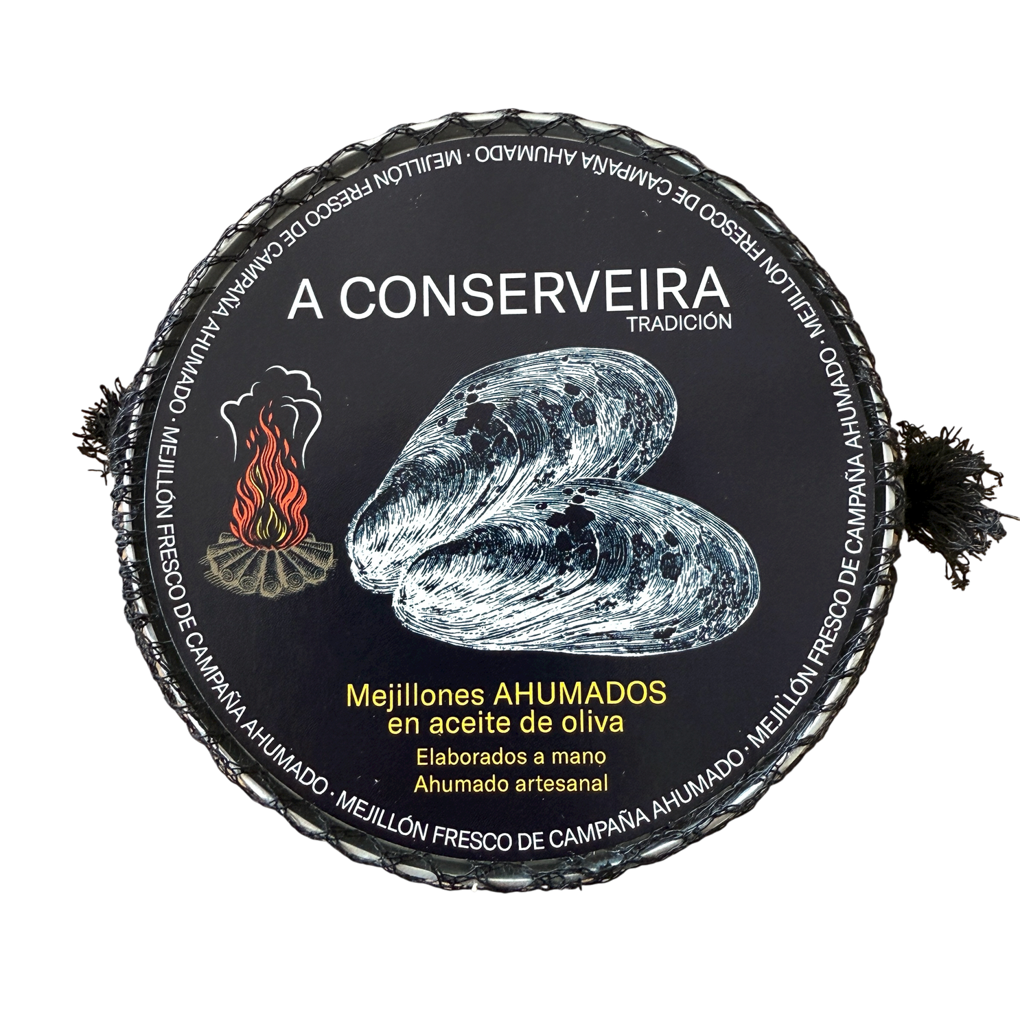Mejillones ahumados en aceite de oliva A CONSERVEIRA 8-12 piezas 70 g