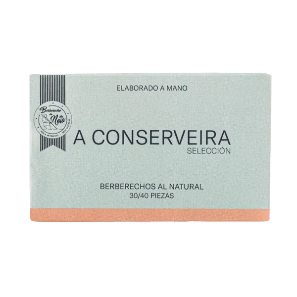 Berberechos al natural A CONSERVEIRA 30-40 piezas 65 g