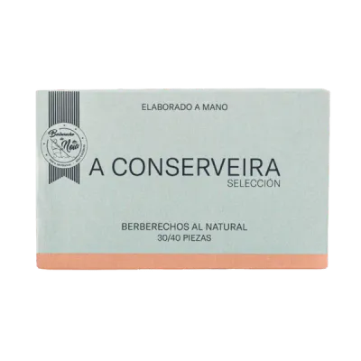 Berberechos al natural A CONSERVEIRA 30-40 piezas 65 g
