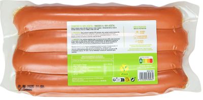 Salchichas frankfurt 100% vegetal BETTER BALANCE 580 g