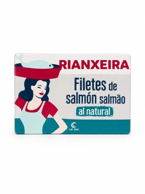 Filetes de salmón al natural RIANXEIRA 70 g