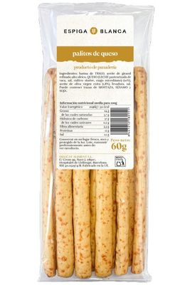 Palitos de queso ESPIGA BLANCA 60 g