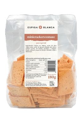 Minicrackers tomate ESPIGA BLANCA 180 g