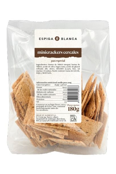 Minicrackers cereales ESPIGA BLANCA 180 g