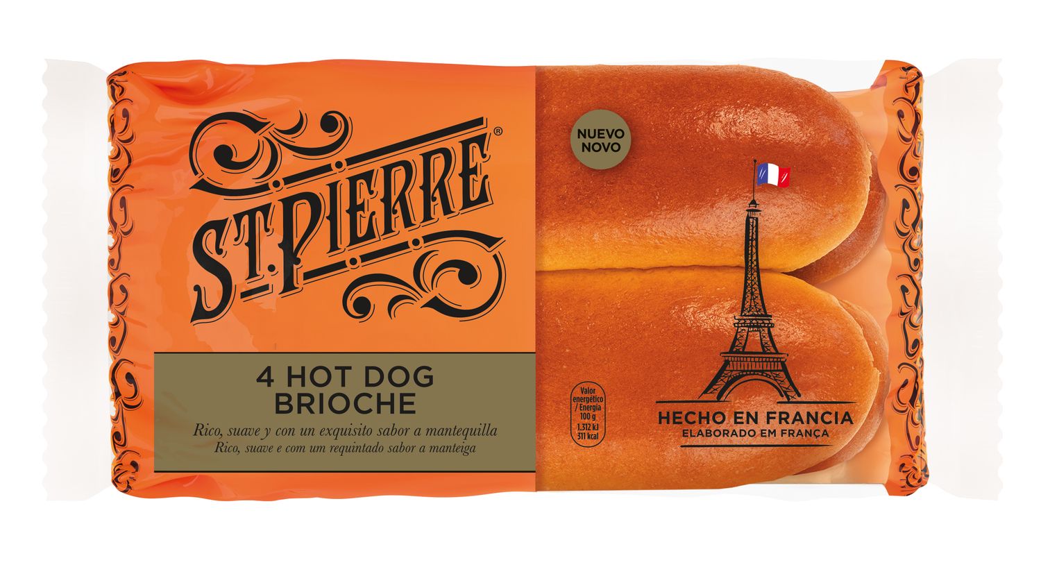 Pan brioche hot dog St. Pierre BIMBO 180 g