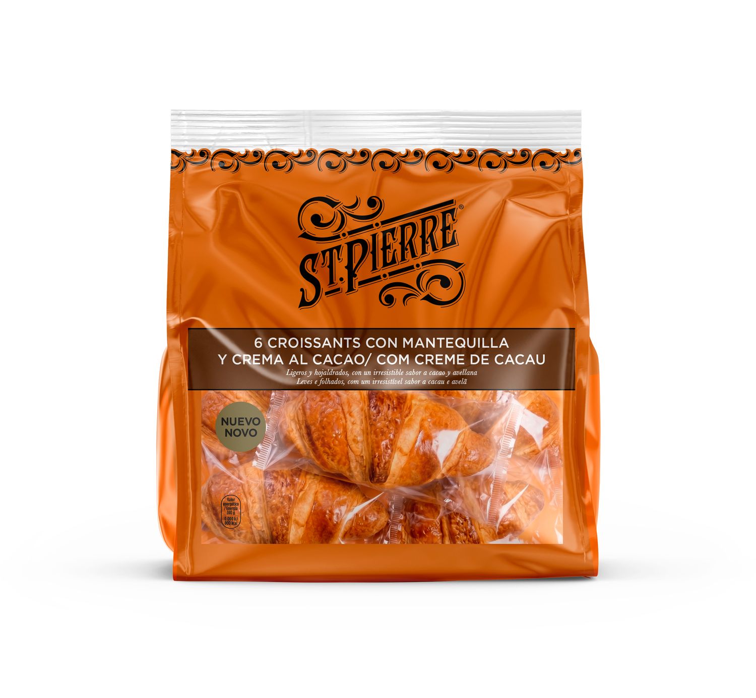 Croissants con mantequilla y crema al cacao St.Pierre BIMBO 288 g