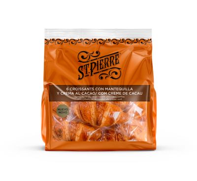 Croissants con mantequilla y crema al cacao St.Pierre BIMBO 288 g