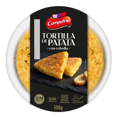 Tortilla de patatas con cebolla CAMPOFRIO 500 g
