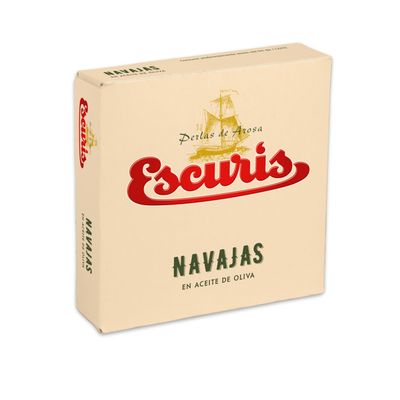 Navajas en aceite de oliva ESCURIS 65 g