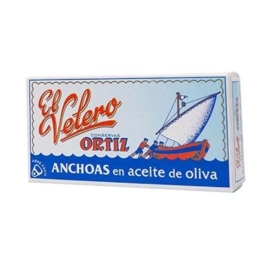 Anchoas en aceite de oliva CONSERVAS ORTIZ 47.5 g