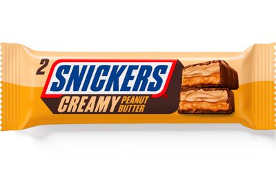 Barritas de creamy peanut butter SNICKERS 36.5 g.