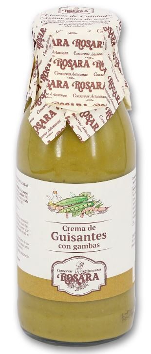 Crema de guisantes con gambas ROSARA 475 g