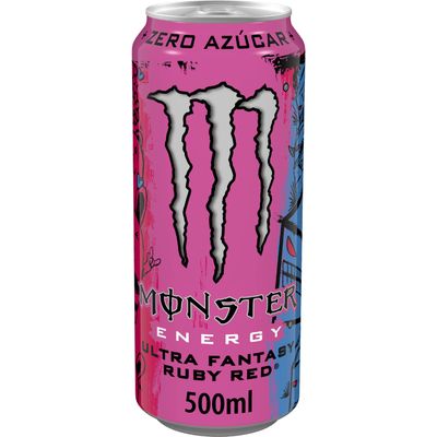 Bebida energética ultra fantasy ruby red MONSTER 500 ml