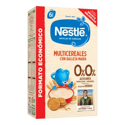 Papilla multicereales galleta 0% 0% NESTLÉ 225 g