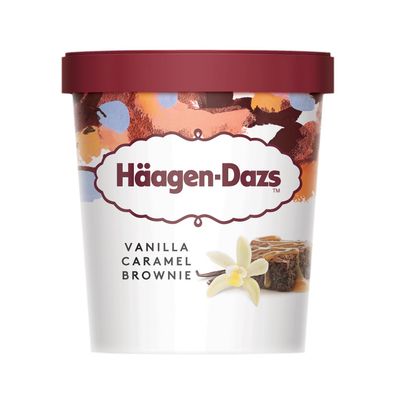 Helado de vainilla, caramelo y brownie HÄAGEN-DAZS 95 ml