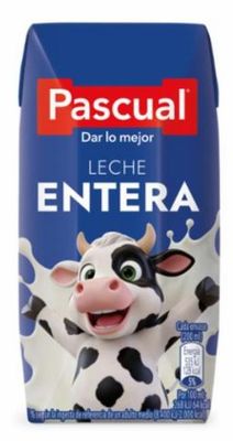 Leche entera PASCUAL pack 3 x 200 ml