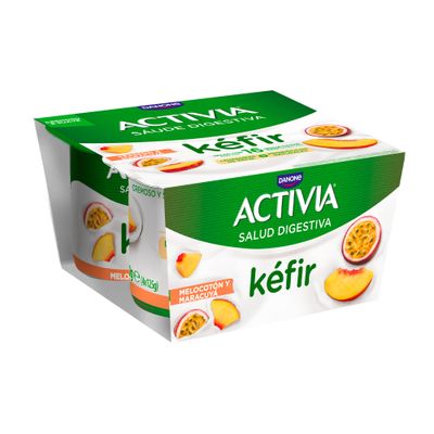 Kéfir melocotón y maracuyá ACTIVIA de DANONE 4 x 125 g