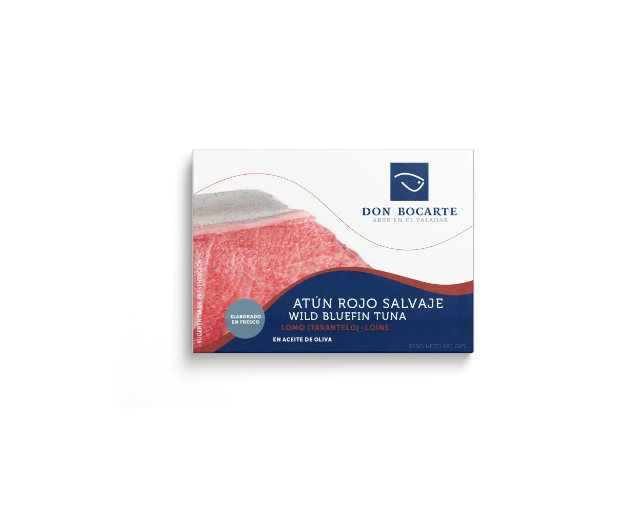 Lomo tarantelo de atún rojo salvaje DON BOCARTE 120 g
