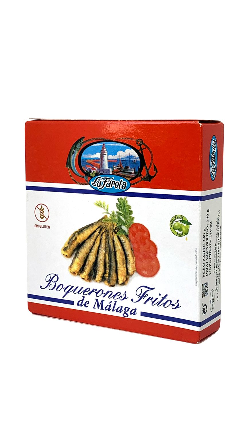 Boquerones fritos de Málaga LA FAROLA 140 g