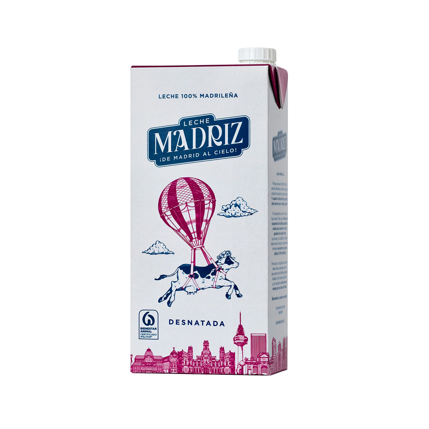 Leche desnatada MADRIZ 1 l